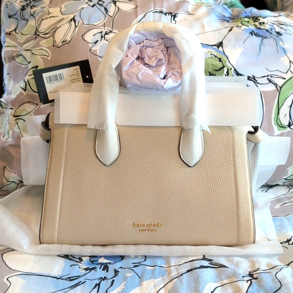 SALE🎉HOST PICK 🎉 KATE SPADE Knott Color blocked Medium Zip Top Satchel - Picture 13 of 15